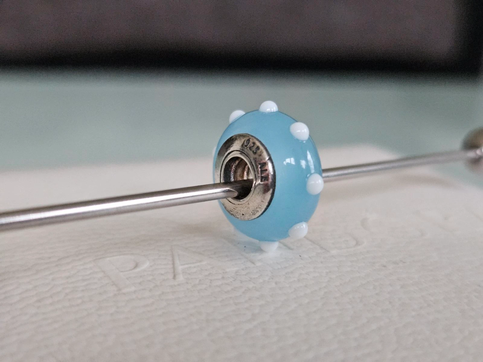 Blue spotted murano pandora – photo 7